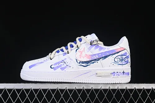 All categories Nk Air Force 1 Air Force series Nk Air Force 1 Low Air Force low-top Nike Air Force 1'07 Low "Cancer" Hand-painted graffiti twelve constellations series Cancer Air Force One low-top casual sneakers 622-722